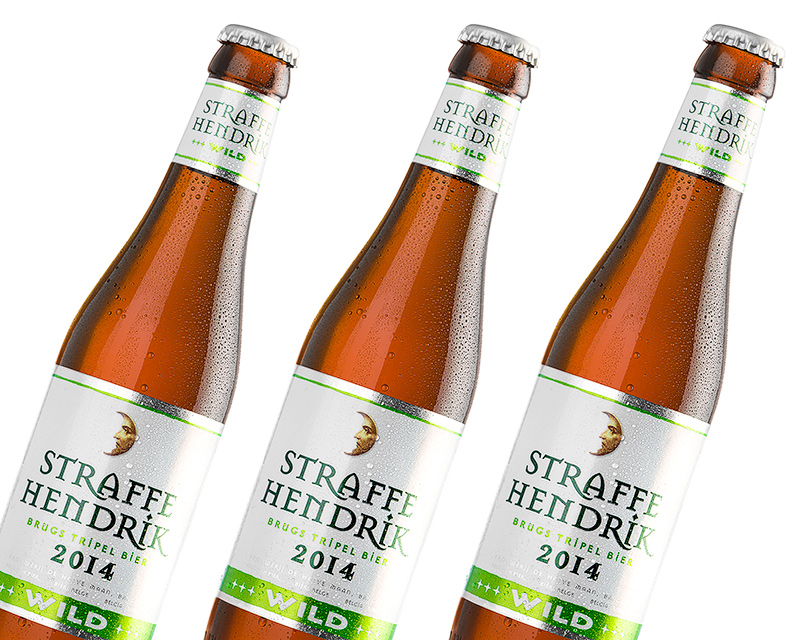 Productfotografie van bierflesjes